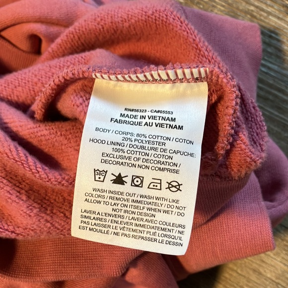 Nike Women’s Pink Cropped Hoodie - Picture 5 of 5